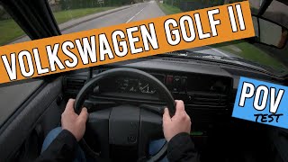 VOLKSWAGEN GOLF 2 AUTOMATIC (1989) | POV TEST DRIVE | 1.6 PETROL | #09