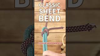 Quick & Easy Sheet Bend Knot | Scouts OAS Knots Series #short #howto #knot