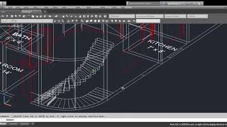 3D AutoCad Drawing With Solid And Roof