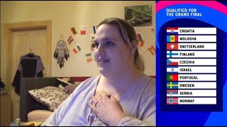 My Reaction In Eurovision Song Contest 2023 Semi Final 1 Qualifed Results