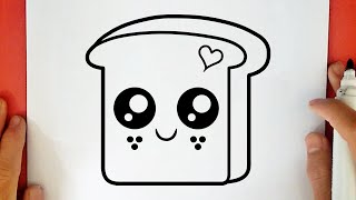 WIE ZEICHNET MAN EIN KAWAII TOASTBROT