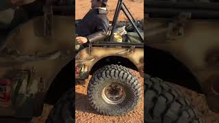 1/6 rc jeep custom wiilys m.b off-road driving indiana jones movie