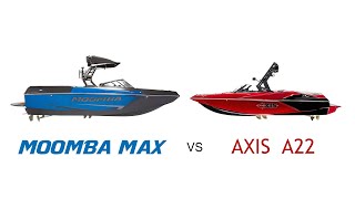 Moomba Max vs Axis A22