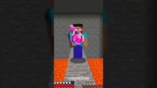 I am helping herobrine 💪💪 but herobrine 💪 choose this... #minecraft #help #herobrine #shorts