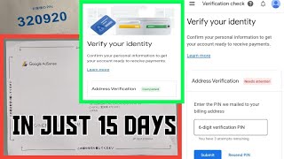 HOW TO VERIFY GOOGLE ADSENSE PIN VERIFICATION | HOW TO VERIFY YOUR IDENTITY | TAGALOG TUTORIAL 2022