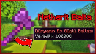 Dünyanın en güçlü baltası nasıl yapılır? (1.16/1.17) | Minecraft