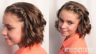 How To Do a Rope Twist for Short Hair (5 Min) | Pretty Hair is Fun