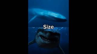 Blue Whale vs Megalodon #bluewhale #megalodon