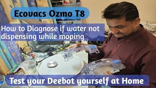 How to Diagnose if water not dispensing while moping? Test at home