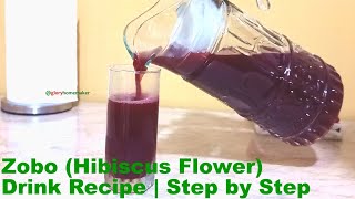 How to Make Zobo Drink With Dates And Pineapple As Sweetener | Easy Follow Steps - Glory Homemaker