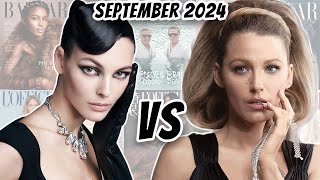 Blake Lively vs. Vittoria Ceretti: Fashion Cover BATTLES September 2024