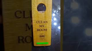 Laser engraving do not disturb board, Ziva resort