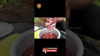 Village Style Mutton Leg curry Recipe | traditional mutton gravy #villagelife #trending #shorts