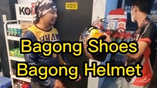 Bagong Helmet Bagong shoes