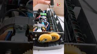 Paper Shredder Inside Gear Working View #shorts #viral