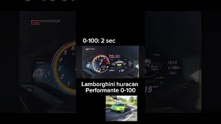 Lamborghini huracan performante 0-100