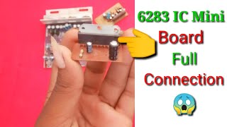 Dth 6283 ic kit connection step by step | 6283 ic audio board connection