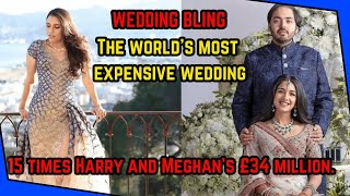 WEDDING BLING The world's most expensive wedding #wedding #weddingnews #bride #perfectweddingdress