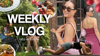 WEEKLY VLOG 🍉 // poszłam na analizę biegu / pyszne gotowanie / dziki w Gdyni / sporty //