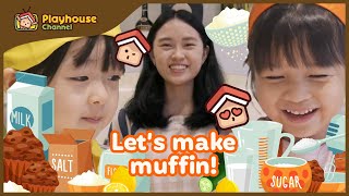 Kids Bake Quick, Easy, Healthy Muffin | Food Videos for Kids | Educational Videos for Toddlers