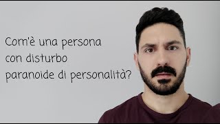 Disturbo Paranoide di Personalità e criteri del DSM5