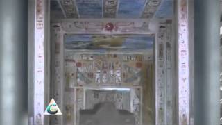 Inside the tomb of Egyptian pharaho Ramesses IV