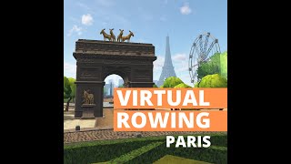 HOLOFIT Virtual Rowing: Racing in Paris [VR Fitness Gameplay]