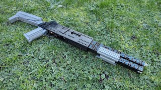 LEGO Benelli M4 | Slam Fire Rubber Band Gun