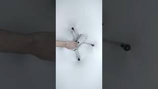 Test Running The Propellers Of A Drone Machine