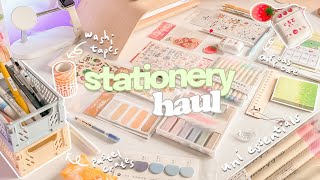 PASTEL stationery haul 🍰 desk organization, journal with me (ft. stationery pal)