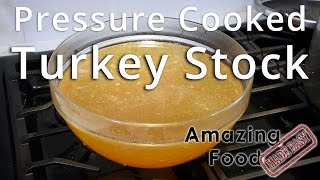 Pressure Cooked Turkey Stock