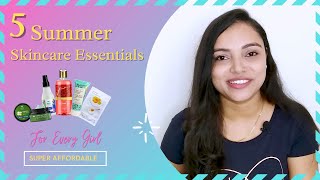 5 Affordable Summer Skincare Essentials 2021। MUST HAVE!। Esthetic Pattern