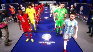 Copa América 2024 • Argentina Vs Canada • semi-final