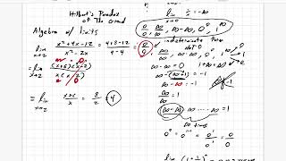 Calculus 1 #2 - Some limit algebra