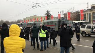 Протест в Волгограде