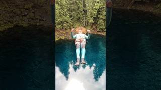 CRAZY CLIFF JUMP INTO BLUEST WATER EVER🎯