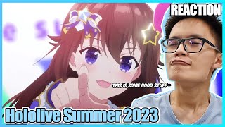 HOLOLIVE SUMMER 2023 MAIN THEME SEISHUN ARCHIVE ANIMATED MV Reaction - OOOOH HOLOLIVE POWER!!