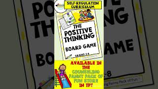 Self Regulation Counseling Activities for Elementary School Students