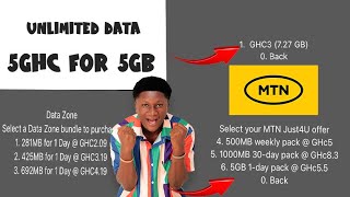 Cheap ways to get MTN DATA|| Ghc5=5GB #money #viral #kelmedia #MTN