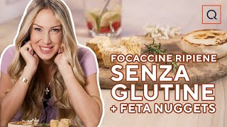 Delizioso #aperitivo  Senza Glutine: Focaccine ripiene e feta nuggets