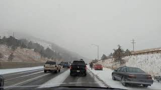 Colorado Winter Storm Conditions. I-70