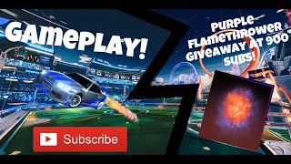 Rocket League Gameplay! GIVEAWAY AT 900 SUBS