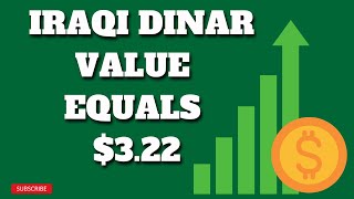 🔥 Iraqi Dinar Value Equals $3.22 🔥 Currency News hub Value IQD Exchange Rate to USD 🤑🎉