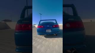 Cammed k20z1 Acura RSX Type S idle walk around 2.5” exhaust Sounds great!