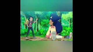 Goh first time meet Iris #POKEMON MASTER JOURNEY