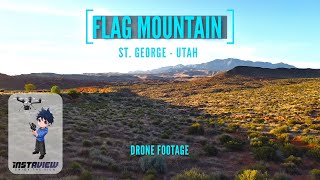 Flag Mountain Sunset St George Utah 🇺🇸