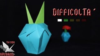 [ORIGAMI ITA] Gambo e Vaso per Fiori || Origami Per Decorazioni