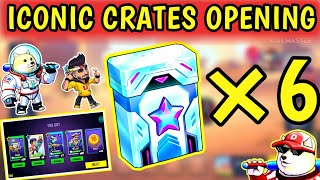 ICONIC CRATES OPENING FOR VEER CHARACTER CARDS || BATTLE STARS ICONIC CRATE