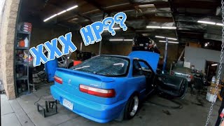 Turbo Integra dyno day! Day didnt go as I had hoped