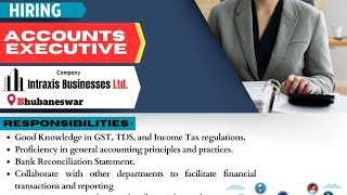 Urgent Requirement Accounts Executive🔥🔥।। Contact 7008878554🤙🤙।+3 Pass Job।। Odisha Candidate Apply।